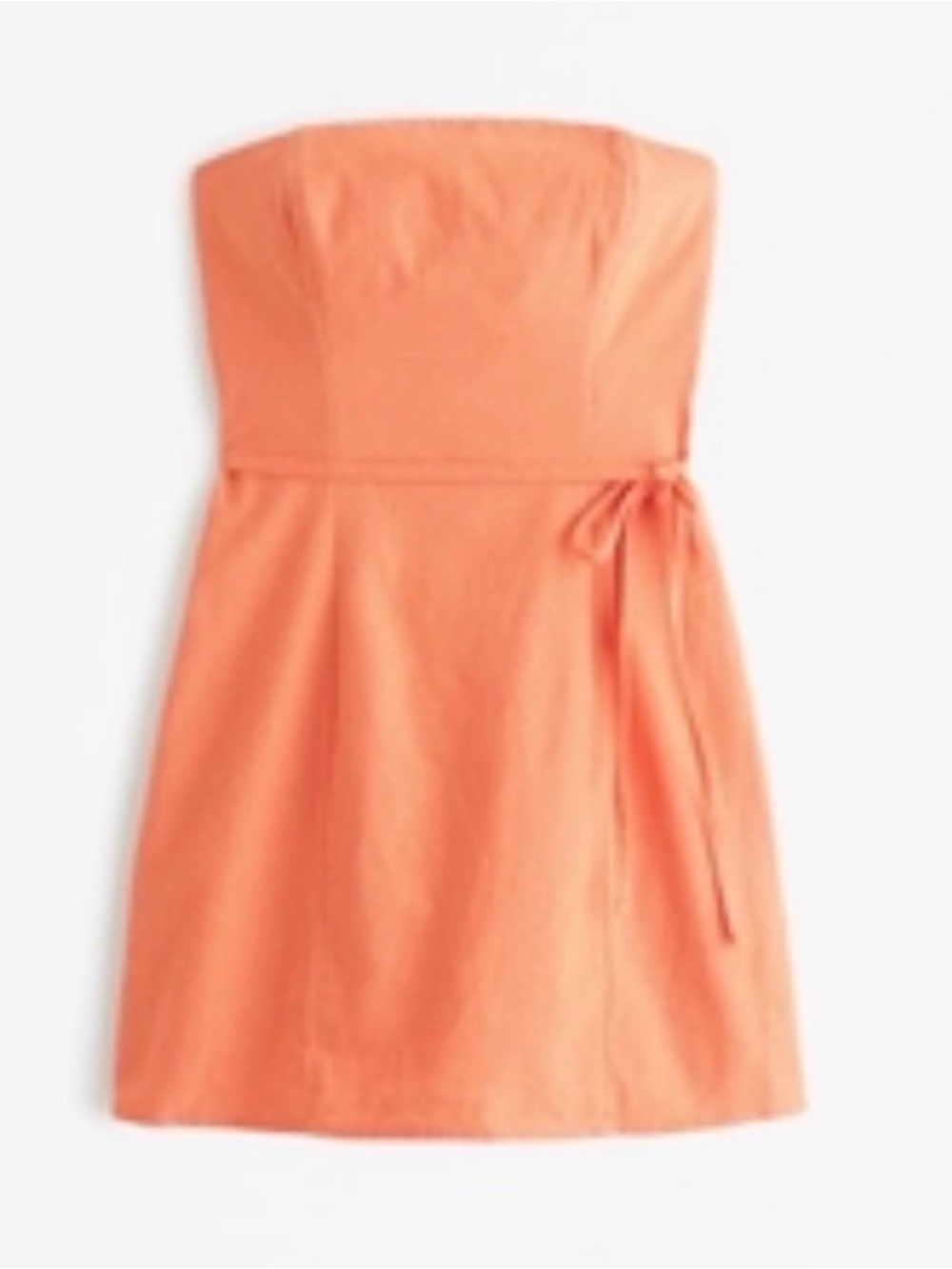 A&F Women’s Linen Dress Skort Strapless / Removable Straps XSP Petite